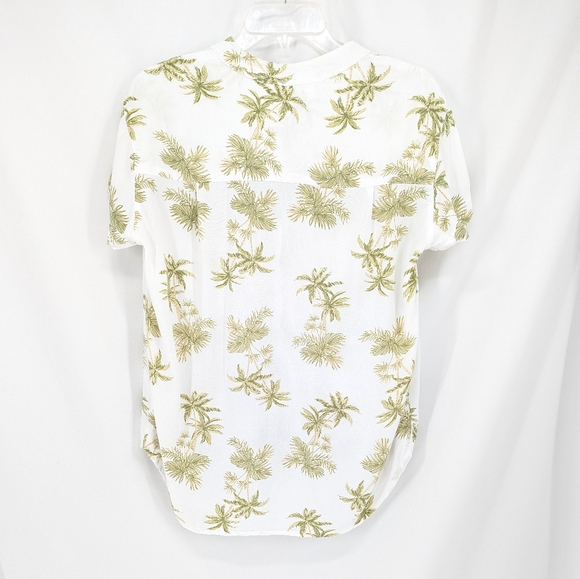 Piyama Maggie Pajama Set Vintage Palm Tree Olive Size Small - Picture 4 of 12